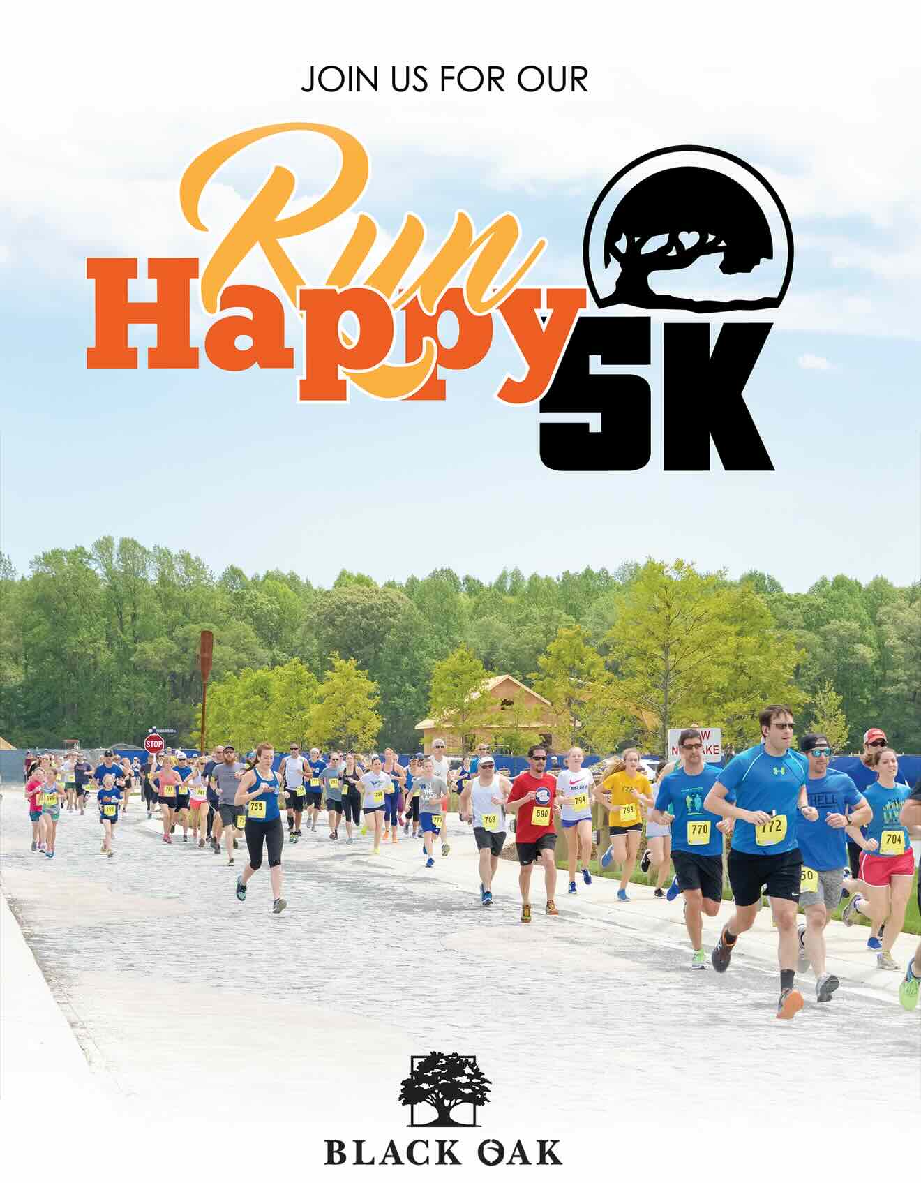 Run Happy 5K Flyer
